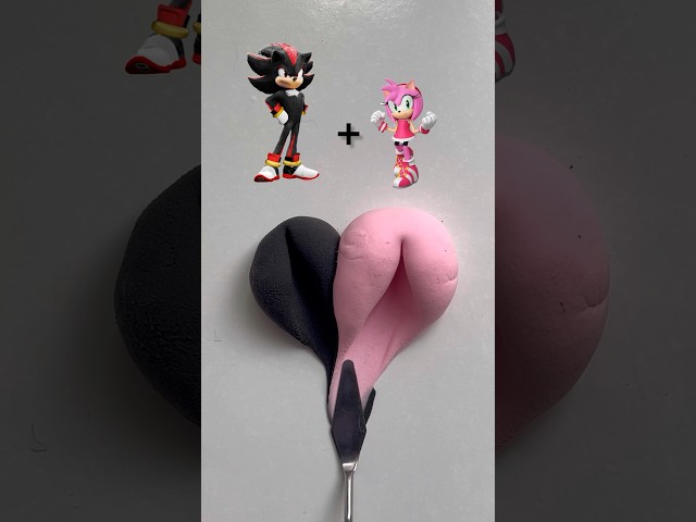 Sonic Color Mix #colors #colormixing #satisfying #sonic