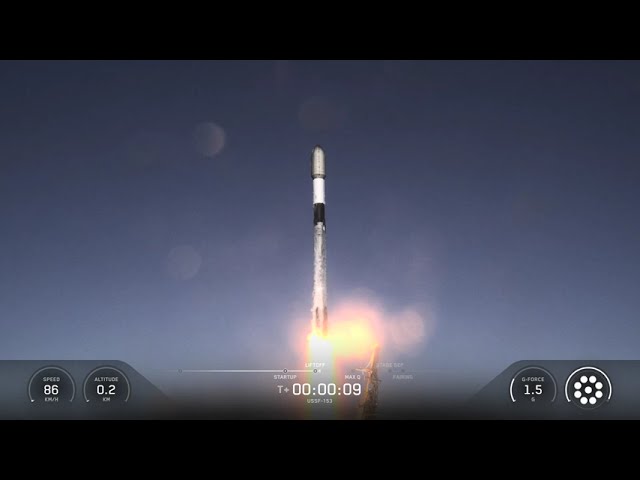LIFTOFF! SpaceX USSF-153 from California