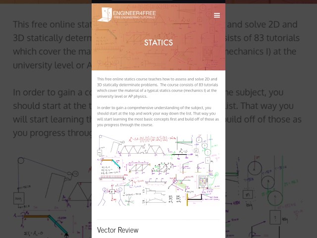 Engineering Statics Course
