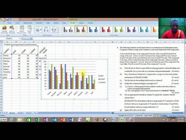 Spreadsheets: UNEB 2018 Sub ICT Paper 2 by Ssekitto Henry...-ITAU Elearning