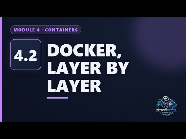 DevOps [4.2] Docker Deep Dive — Images, Layers & Artifacts