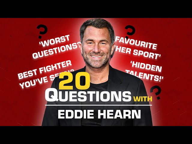 Eddie Hearn on the BEST FIGHTER he's seen and if two boxers could fight a bear | 20 Questions | ESPN