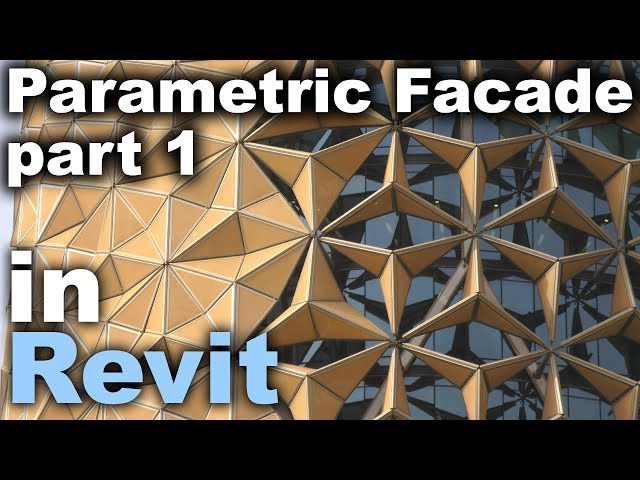 Al Bahar Parametric Facade Family in Revit Tutorial * Part 1 *