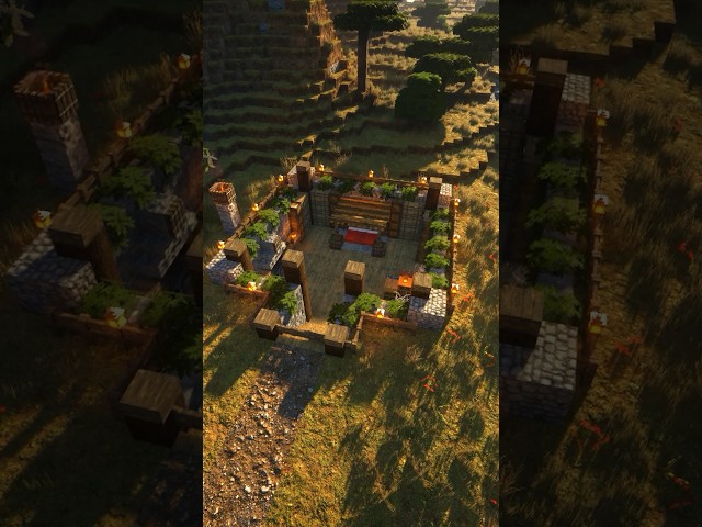 Minecraft underground base #shorts
