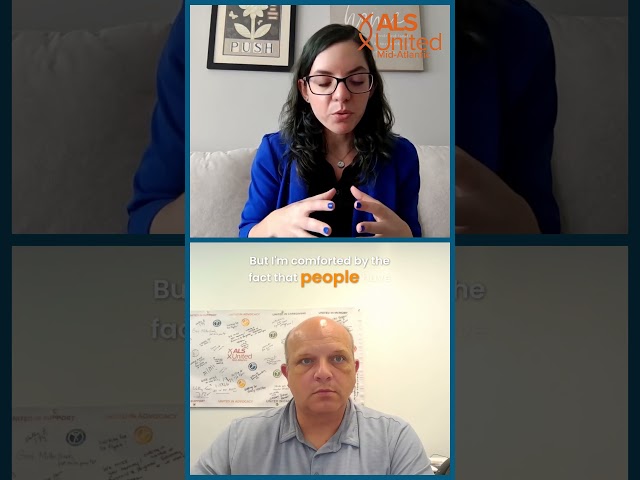 Maria Malfi talks about the power of speaking up on the ALS United Mid-Atlantic GOALS Podcast.