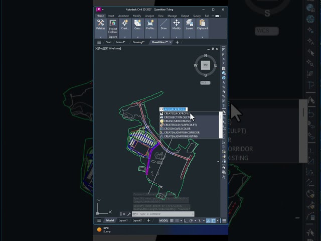 How to Create a Quick Profile in Civil 3D Using Contour Elevations | Civil 3D Tutorial