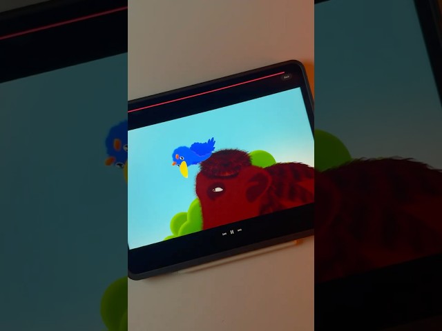 A Mammoth & a Bird 🦣🐦 2D Animation on ipad #ProcreateDreams #2DAnimation  #Animation #DigitalArt