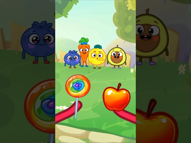Kids Learn to Share Lollipops | Sharing is Caring | Healthy vs Unhealthy