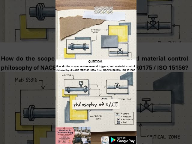 Q) How does NACE MR0103 differ from NACE MR0175/ISO 15156