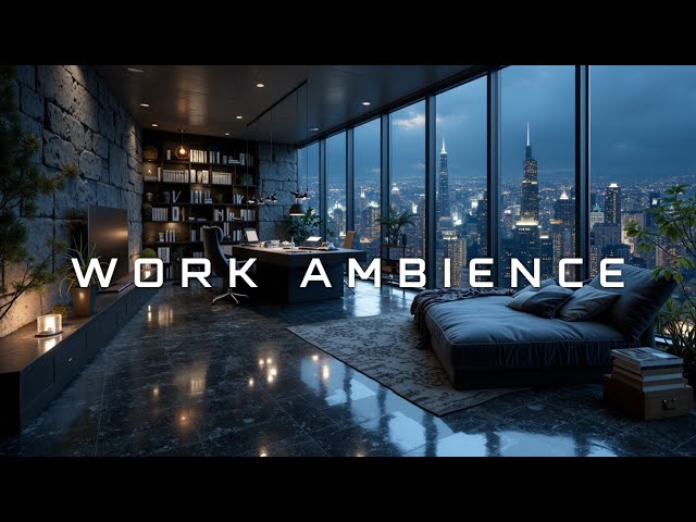 Focus Like A CEO ~ Productivity Mindset Deep Work Ambience Brain Focus