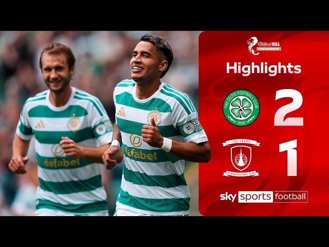 Duran double downs Falkirk! 💥 | Celtic 2-1 Falkirk | Scottish Premiership Highlights