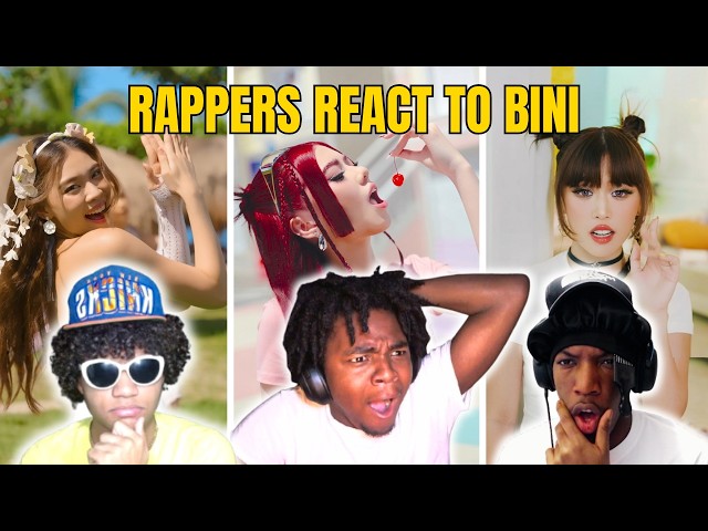 RAPPERS REACT TO BINI FOR THE FIRST TIME (Pantropiko, Salamin Salamin, Cherry On Top) THIS IS P-POP!