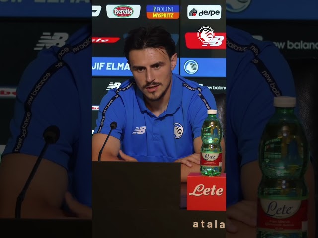 "It was easy coming here" 🎙️ #Elmas #Atalanta