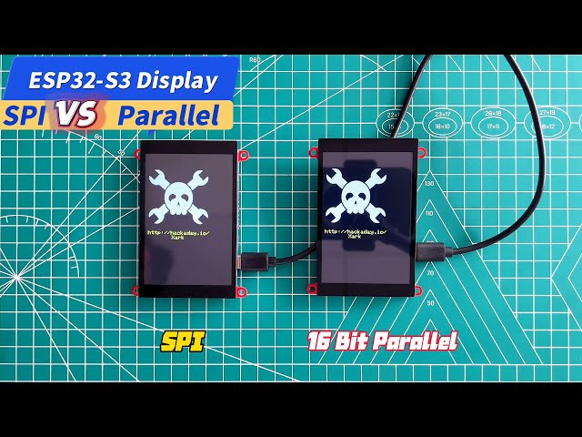 ESP32-S3 TFT Display 3.5'' ILI9488: SPI Version vs Parallel Version