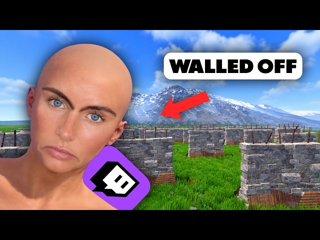 I Walled Off A Sweaty Girl Streamer Clan Until They Quit - Rust Trolling