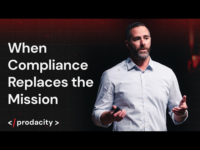 When Compliance Replaces the Mission | Jon Mostowski | Prodacity 2026