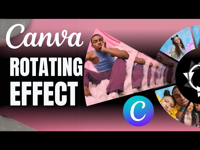 Canva Tutorial - Rotating Effect In Canva