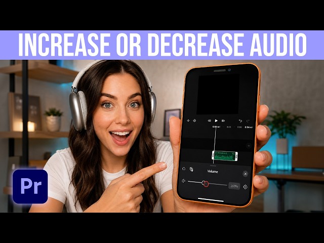 How To Increase Or Decrease Audio Volume In Premiere Mobile App