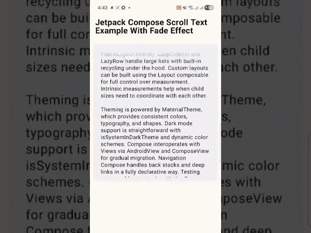 No “View More” Needed — Modern Text UI in Jetpack Compose ✨