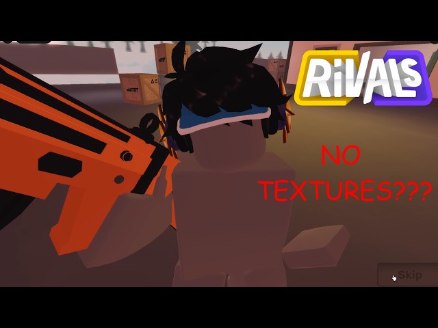 Playing Roblox Rivals with No Textures?