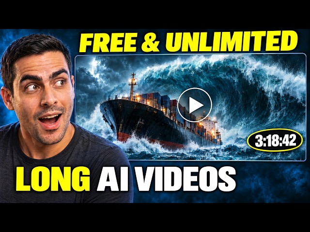 STOP Paying: Make LONG AI Videos (FREE & UNLIMITED)