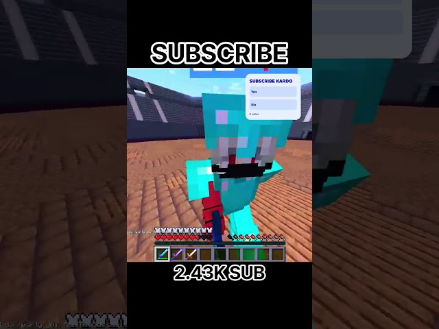 play pvp with friend and I won #minecraft #dkgamerz53