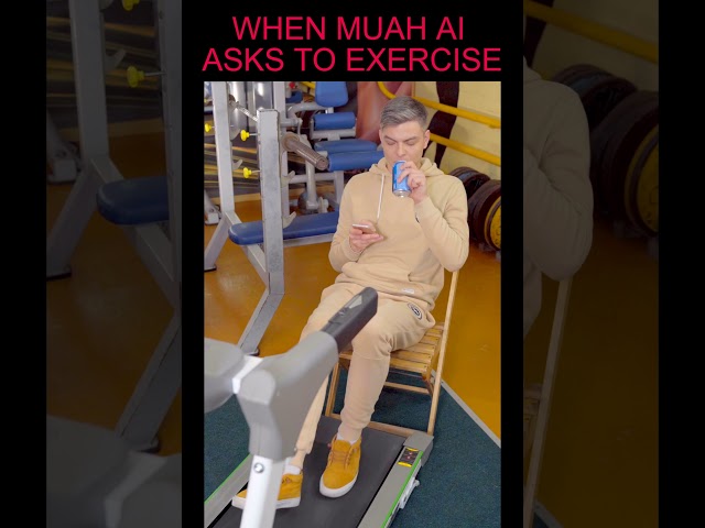 AI Helps you with exercising #CAI #characterai #chai #ai #aichat #muahAI #exercises #fyp