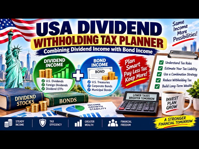 USA Dividend Withholding Tax Planner — combining dividend income with bond income