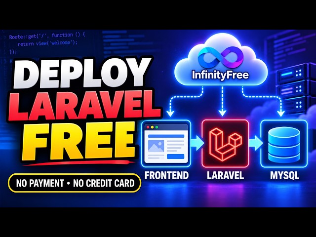 How to Deploy Laravel with MySQL on InfinityFree for FREE | No Credit Card Required