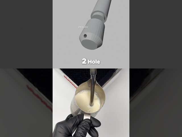 Milk Steaming Basics for Beginners #coffee #latteart #lattetutorial