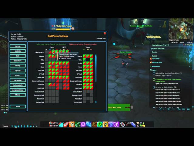 Wildstar - OptiPlates/ForgeUI Config