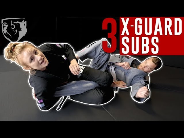 3 Submissions from X-Guard (Heel Hook, Knee Bar, & Arm Bar)