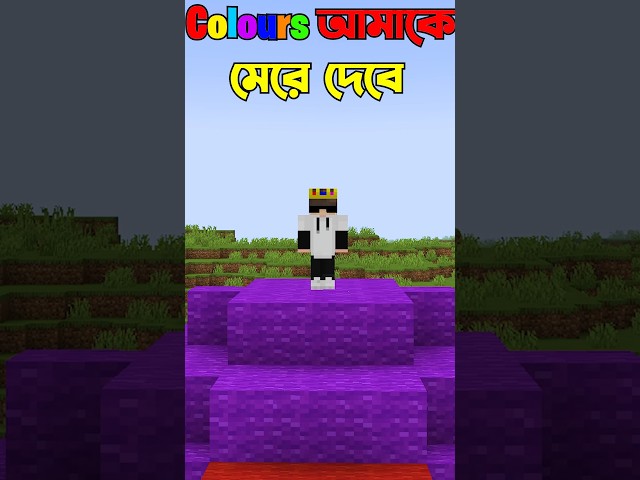 Minecraft But Colours Will Kill You #minecraft