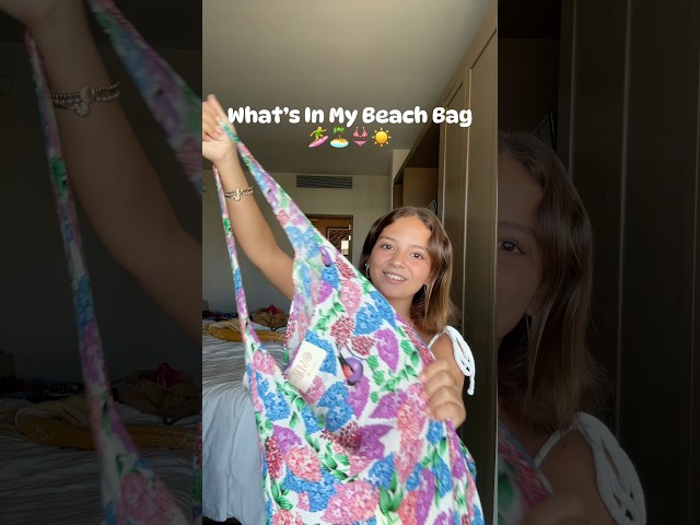 WHATS IN MY BAG IN CABO🏝️🐚🎒 #whatsinmybag #cabo #vacation