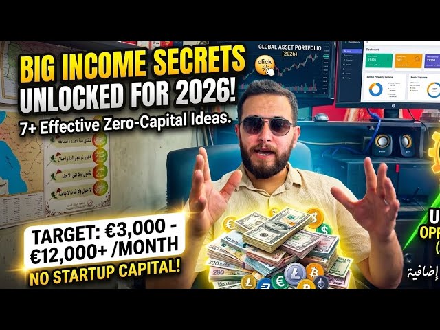 0 CAPITAL TO $10K/MO: Real Life Side Hustles For 2026!