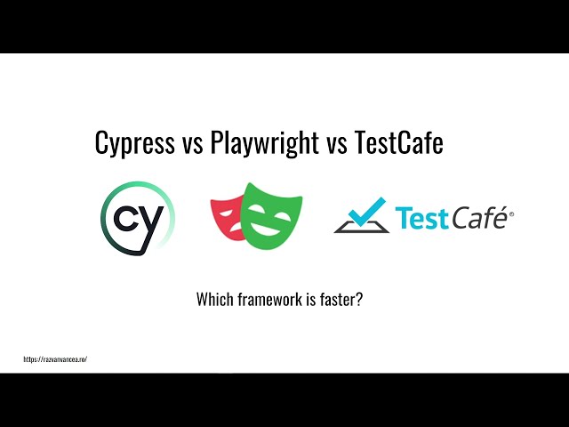 Cypress vs Playwright vs TestCafe - which framework is FASTER???