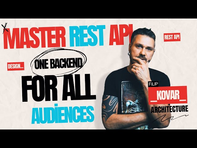 Master REST API - design one backend for all audiences