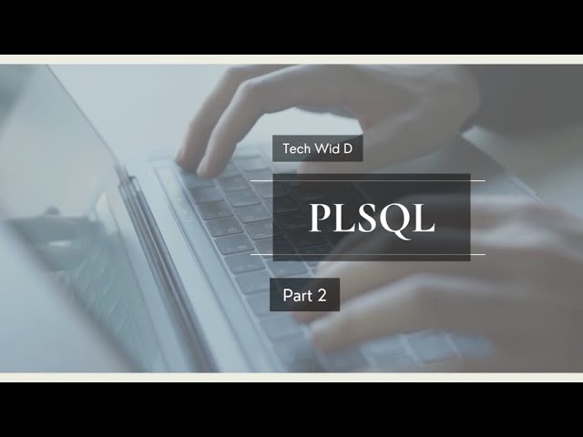 PLSQL Tutorial Part 2: Understanding Data Types, Variables & Operators | Learn PLSQL Basics