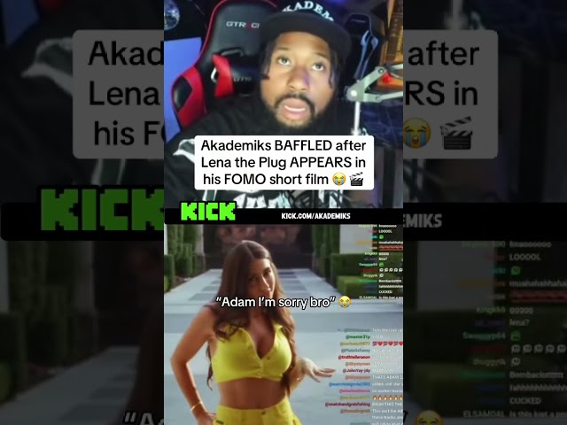 Akademiks BAFFLED after Lena The Plug APPEARS in Drake’s FOMO film 😭🎬 #djakademiks #drake