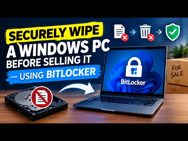 How to Completely Wipe your PC Disk