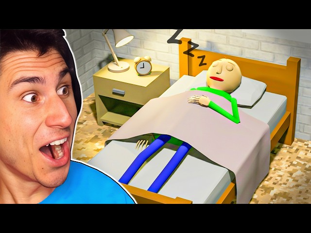 Baldi's Basics, But BALDI IS SLEEPING!