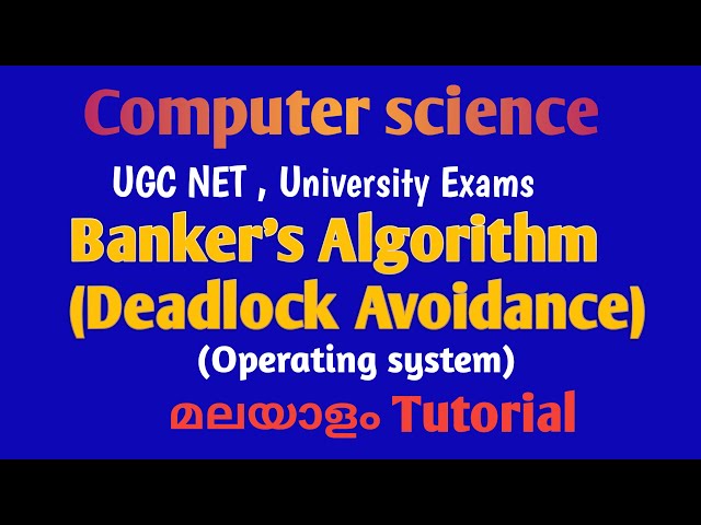 Deadlock Avoidance -Banker's Algorithm with Example | Operating System