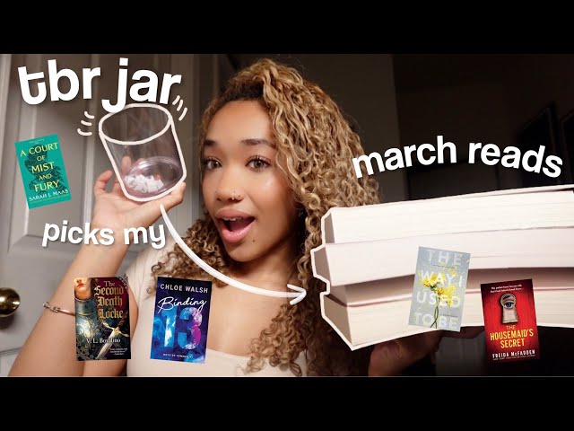TBR jar picks my read for March!🫙📖 
