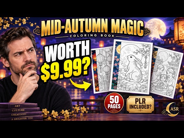 Mid-Autumn Magic Festival Coloring Book Review: Worth $9.99?