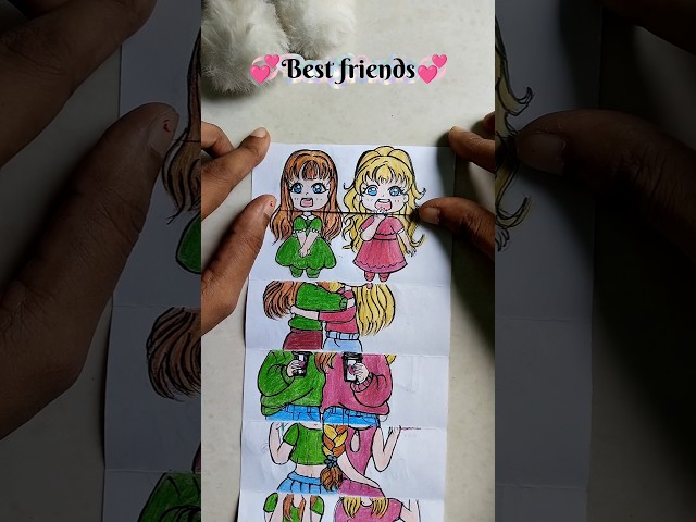 Best Friends forever 💞#bff #drawing #art #trending #shorts