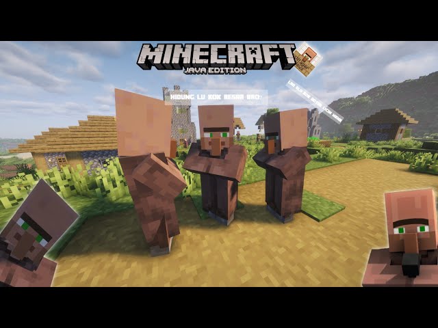 FINALLY😄 VILLAGER NEWS ADDON Is Now In MINECRAFT JAVA 😱😋 || Villager News Java Edition