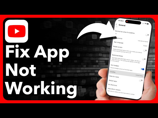 How To Fix YouTube App If Not Working On iPhone Or Android