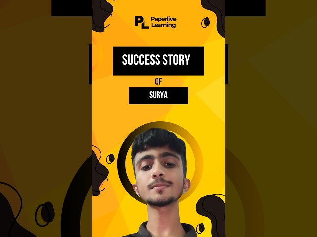Data Science Placement Success | Surya's Journey with Paperlive Learning