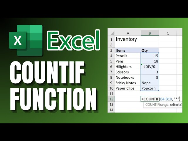 Excel COUNTIFS - The Function You Didn't Know You Needed