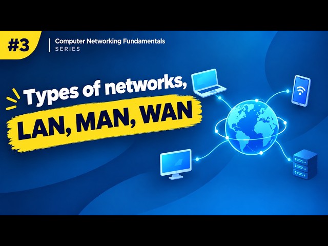 Network Types Explained In 5 Minutes (LAN, WAN, MAN, PAN)